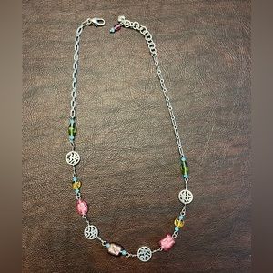 Brighton Necklace - Silver and Colored. Perfect condition